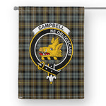 Garden Flag Campbell Argyll Weathered Tartan Flag Clan Badge Tartan House Flag