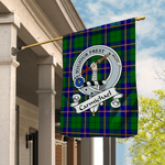 Garden Flag Carmichael Modern Clan Badge Tartan Flag Scottish Tartan House Flag - Scotstee Shop