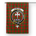 Garden Flag Cheyne Tartan Flag Clan Badge Tartan House Flag
