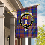 Garden Flag Chisholm Hunting Modern Tartan Flag Clan Badge Tartan House Flag