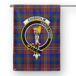Garden Flag Chisholm Hunting Modern Tartan Flag Clan Badge Tartan House Flag