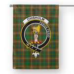 Garden Flag Chisholm Hunting Tartan Flag Clan Badge Tartan House Flag