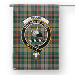 Garden Flag Craig Ancient Tartan Flag Clan Badge Tartan House Flag