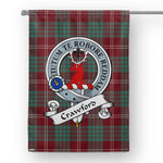 Garden Flag Crawford Modern Clan Badge Tartan Flag Scottish Tartan House Flag,buffalo plaid garden flag,irish family crest flags,ns tartan flags,scottish clan flags,scottish clan flags uk,Scottish Tartan House Flag,Tartan Clan Flag,tartan day flag,Tartan Garden Flag