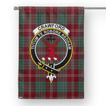 Garden Flag Crawford Modern Tartan Flag Clan Badge Tartan House Flag