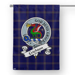 Garden Flag Crichton Clan Badge Tartan Flag Scottish Tartan House Flag,buffalo plaid garden flag,irish family crest flags,ns tartan flags,scottish clan flags,scottish clan flags uk,Scottish Tartan House Flag,Tartan Clan Flag,tartan day flag,Tartan Garden Flag