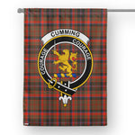 Garden Flag Cumming Hunting Weathered Tartan Flag Clan Badge Tartan House Flag