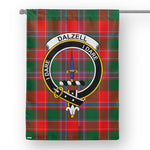 Garden Flag Dalzell Tartan Flag Clan Badge Tartan House Flag
