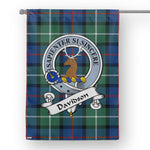 Garden Flag Davidson Of Tulloch Clan Badge Tartan Flag Scottish Tartan House Flag - Scotstee Shop