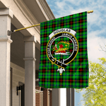 Garden Flag Douglas Green Tartan Flag Clan Badge Tartan House Flag