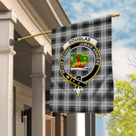 Garden Flag Douglas Grey Modern Tartan Flag Clan Badge Tartan House Flag