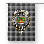 Garden Flag Douglas Grey Tartan Flag Clan Badge Tartan House Flag