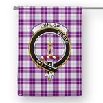 Garden Flag Dunlop Dress Tartan Flag Clan Badge Tartan House Flag