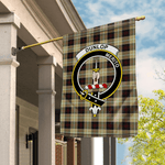 Garden Flag Dunlop Hunting Tartan Flag Clan Badge Tartan House Flag