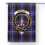 Garden Flag Dunlop Modern Tartan Flag Clan Badge Tartan House Flag