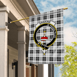 Garden Flag Erskine Black And White Tartan Flag Clan Badge Tartan House Flag