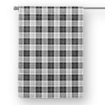 Garden Flag Erskine Black And White Tartan Flag Tartan House Flag, Tartan Garden Flag, Tartan Flag, Plaid Flag, Christmas Plaid Flag