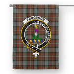 Garden Flag Ferguson Weathered Tartan Flag Clan Badge Tartan House Flag