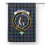 Garden Flag Fletcher Modern Tartan Flag Clan Badge Tartan House Flag
