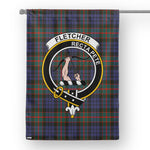 Garden Flag Fletcher Of Dunans Tartan Flag Clan Badge Tartan House Flag