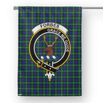 Garden Flag Forbes Tartan Flag Clan Badge Tartan House Flag