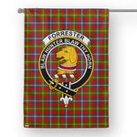 Garden Flag Forrester Tartan Flag Clan Badge Tartan House Flag