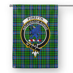 Garden Flag Forsyth Tartan Flag Clan Badge Tartan House Flag