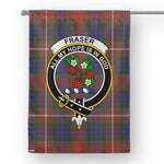 Garden Flag Fraser Hunting Modern Tartan Flag Clan Badge Tartan House Flag