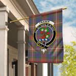 Garden Flag Fraser Hunting Modern Tartan Flag Clan Badge Tartan House Flag