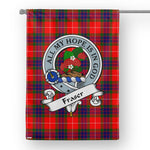 Garden Flag Fraser Modern Clan Badge Tartan Flag Scottish Tartan House Flag,buffalo plaid garden flag,irish family crest flags,ns tartan flags,scottish clan flags,scottish clan flags uk,Scottish Tartan House Flag,Tartan Clan Flag,tartan day flag,Tartan Garden Flag