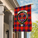 Garden Flag Fraser Of Lovat Modern Tartan Flag Clan Badge Tartan House Flag