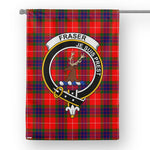 Garden Flag Fraser Of Lovat Modern Tartan Flag Clan Badge Tartan House Flag