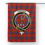 Garden Flag Fraser Of Lovat Tartan Flag Clan Badge Tartan House Flag