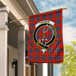 Garden Flag Fraser Of Lovat Tartan Flag Clan Badge Tartan House Flag