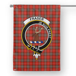 Garden Flag Fraser Of Lovat Weathered Tartan Flag Clan Badge Tartan House Flag