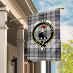 Garden Flag Glen Grey Tartan Flag Clan Badge Tartan House Flag