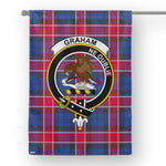 Garden Flag Graham Of Menteith Pink Tartan Flag Clan Badge Tartan House Flag