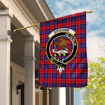 Garden Flag Graham Of Menteith Red Tartan Flag Clan Badge Tartan House Flag