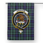 Graham Tartan Garden Flag Graham Of Montrose Modern Tartan Flag Clan Badge Tartan House Flag