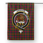 Garden Flag Graham Red Tartan Flag Clan Badge Tartan House Flag
