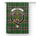 Garden Flag Gray Tartan Flag Clan Badge Tartan House Flag