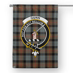 Garden Flag Gunn Weathered Tartan Flag Clan Badge Tartan House Flag