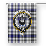 Garden Flag Hannay Grey Tartan Flag Clan Badge Tartan House Flag