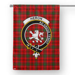 Garden Flag Heron Tartan Flag Clan Badge Tartan House Flag