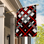 Garden Flag Home Tartan Flag Tartan House Flag, Tartan Garden Flag, Tartan Flag, Plaid Flag, Christmas Plaid Flag