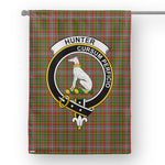 Garden Flag Hunter 1819 Tartan Flag Clan Badge Tartan House Flag