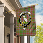 Garden Flag Hunter 1819 Tartan Flag Clan Badge Tartan House Flag