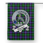 Garden Flag Hunter Clan Badge Tartan Flag Scottish Tartan House Flag,buffalo plaid garden flag,irish family crest flags,ns tartan flags,scottish clan flags,scottish clan flags uk,Scottish Tartan House Flag,Tartan Clan Flag,tartan day flag,Tartan Garden Flag