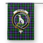 Garden Flag Hunter Tartan Flag Clan Badge Tartan House Flag