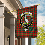 Garden Flag Hunter USA Tartan Flag Clan Badge Tartan House Flag